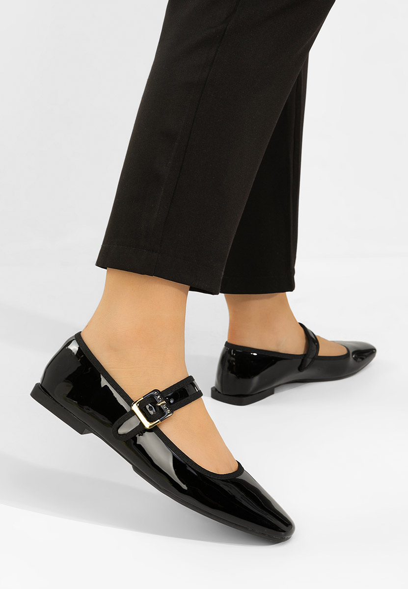 Černé dámské baleríny Saleia