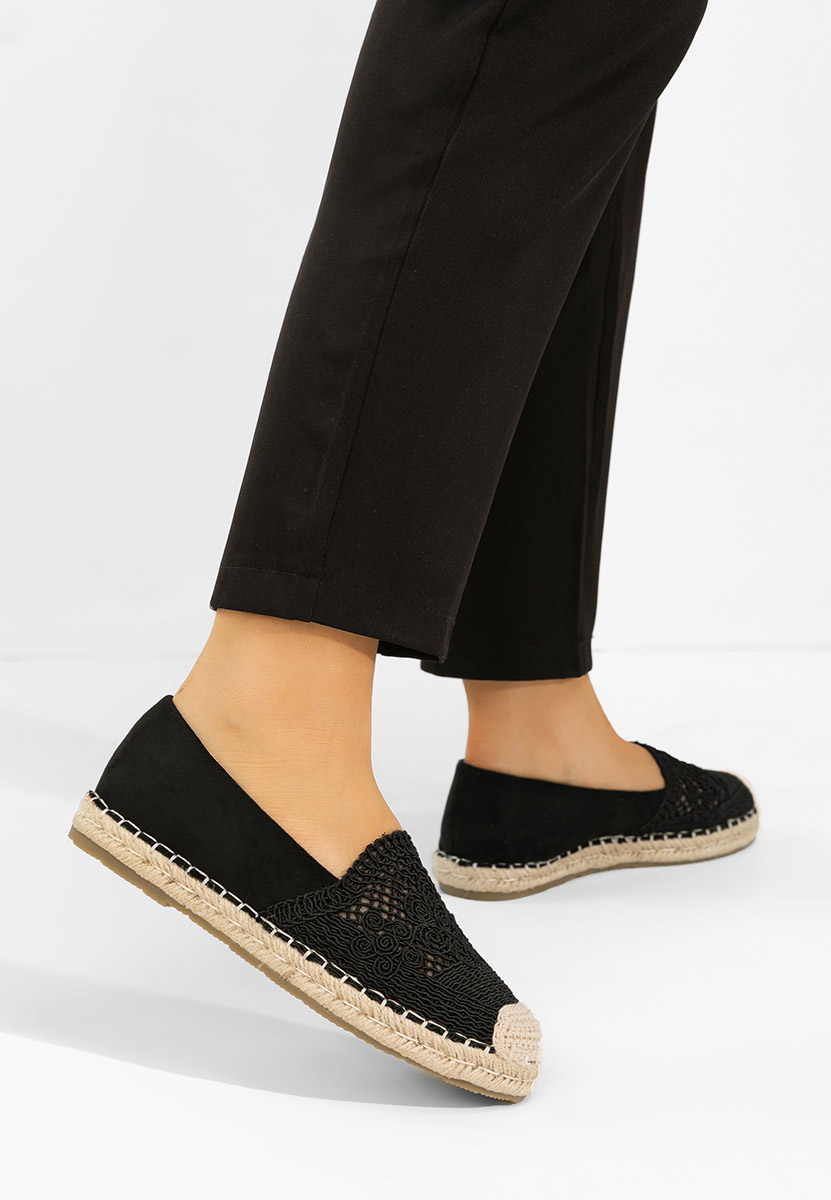 Černé dámské espadrilky Thaisa