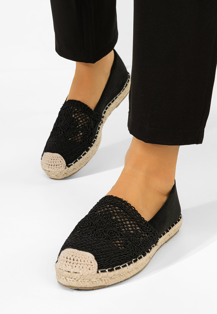 Černé dámské espadrilky Thaisa