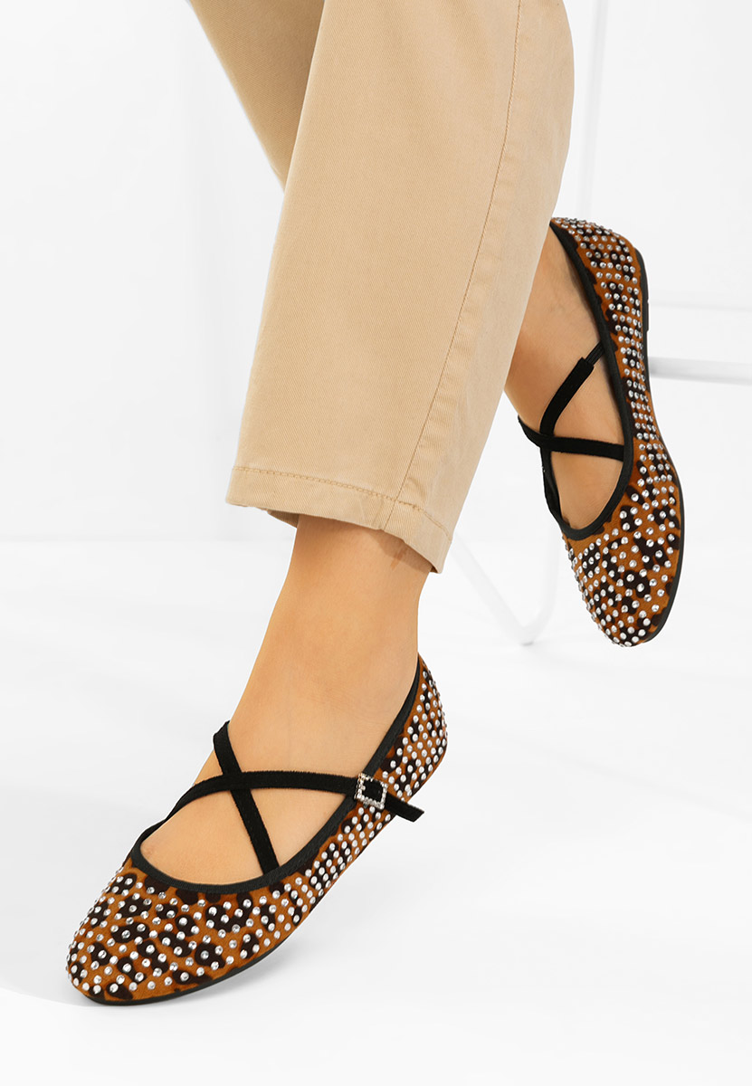 Leopardí dámské baleríny Karemy