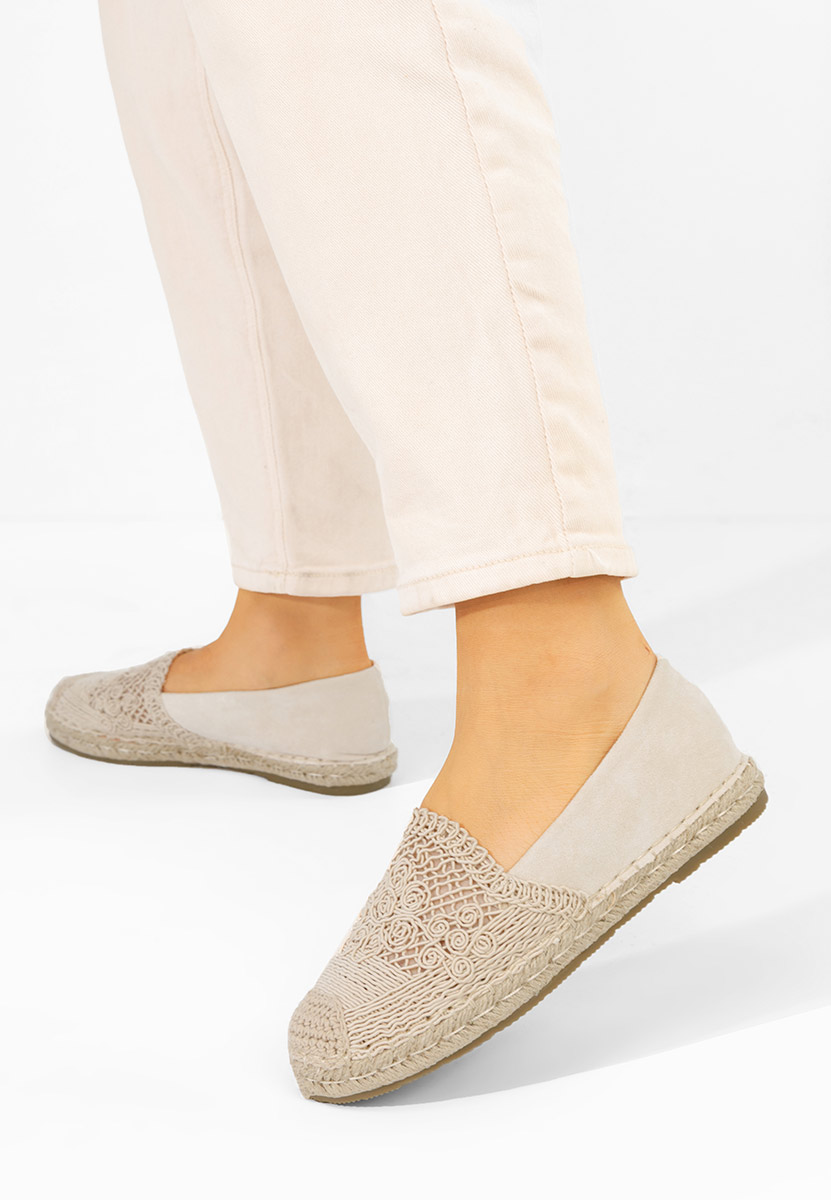 Béžové dámské espadrilky Thaisa