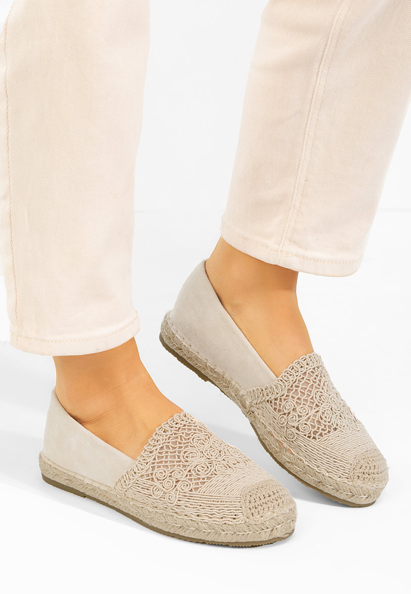 Béžové dámské espadrilky Thaisa
