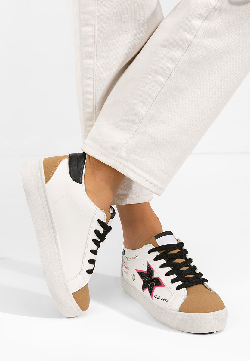 Bílé dámské plátěné tenisky Williamira V2