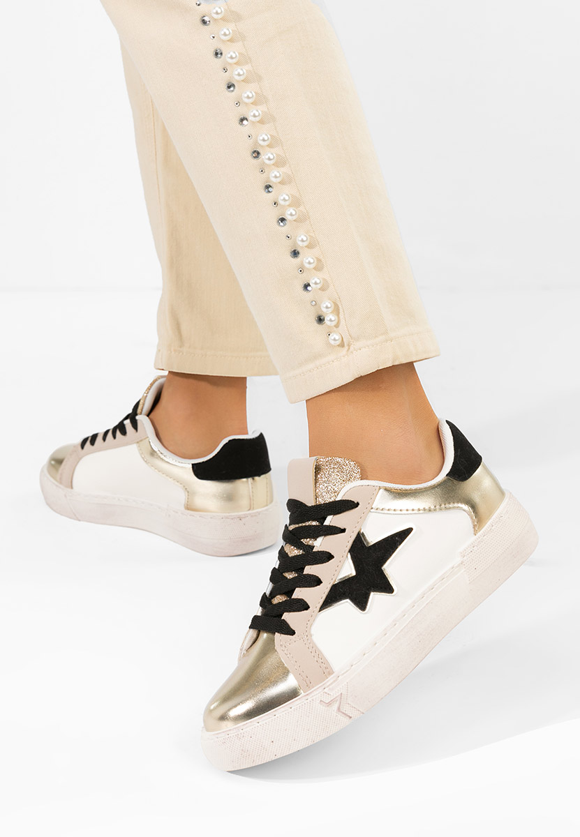 Zlaté dámské tenisky Steliana