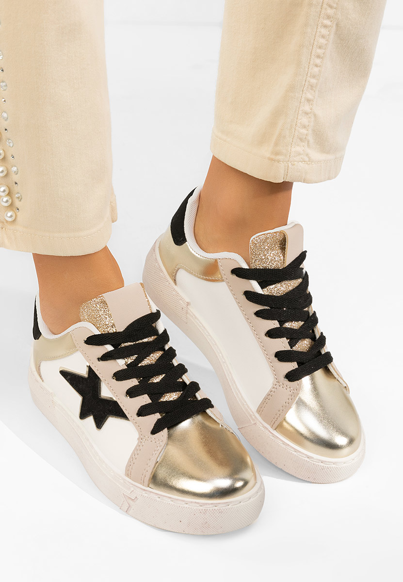 Zlaté dámské tenisky Steliana