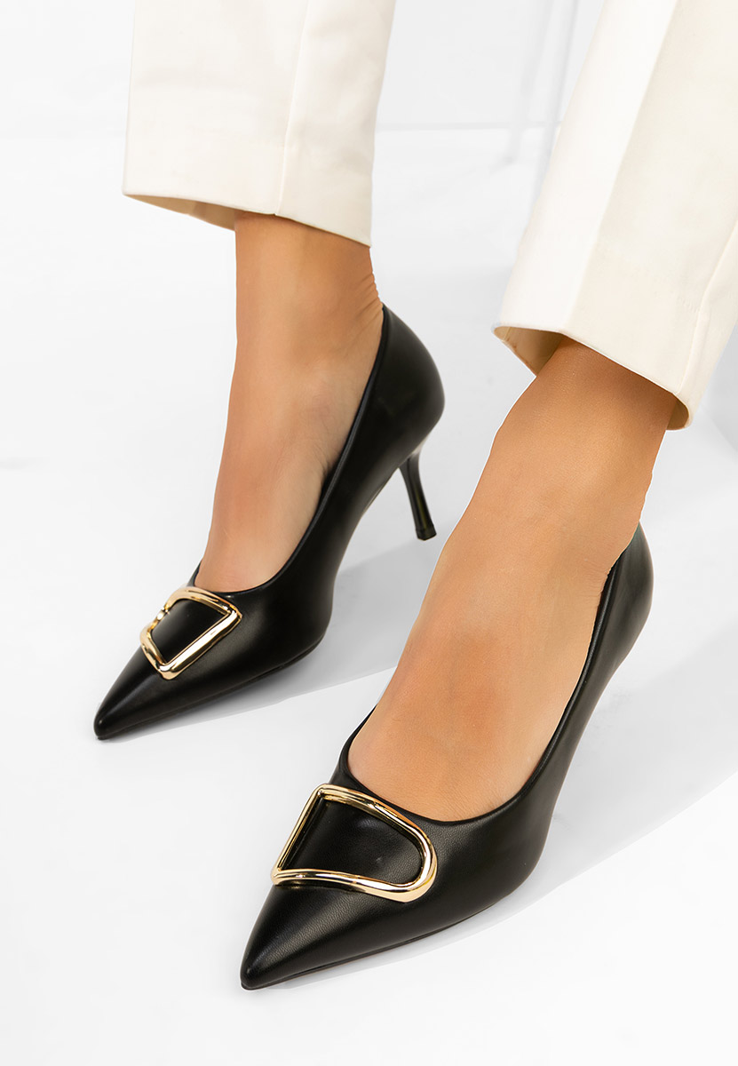 Černé lodičky do špičky Cecinia