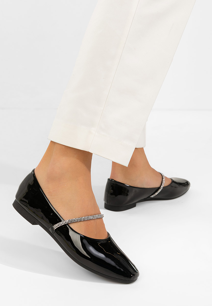 Černé dámské baleríny Elissea