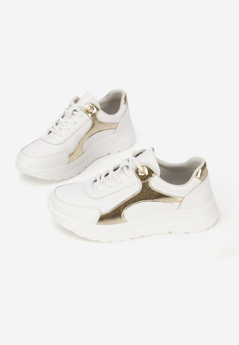 Bílé kožené dámské sneakersy Arkania V2