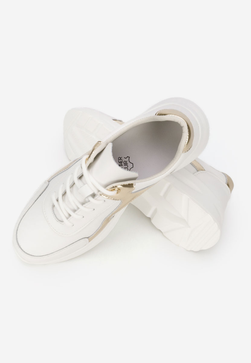 Bílé kožené dámské sneakersy Arkania V2