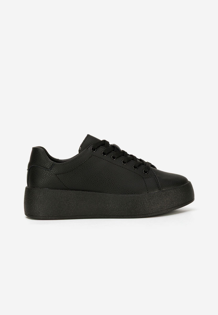 Černé kožené dámské sneakersy Calypso