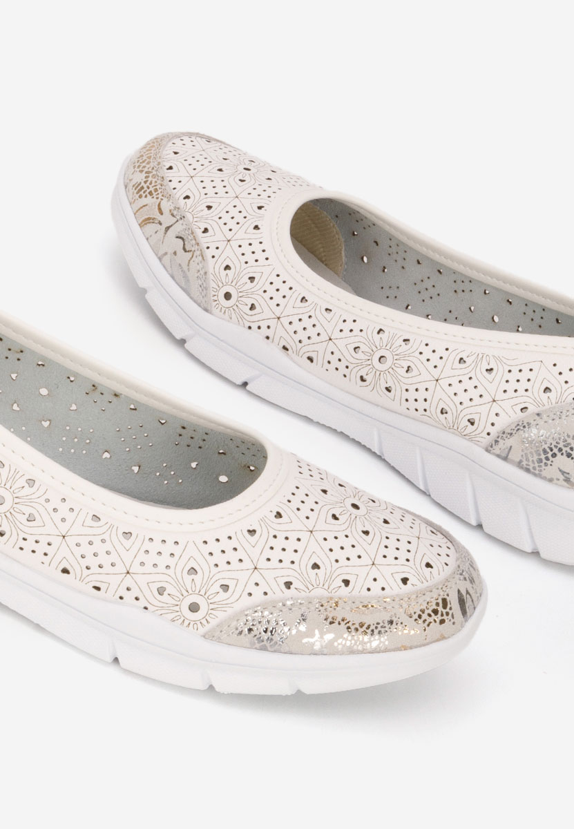 Bílé dámské espadrilky Giustina