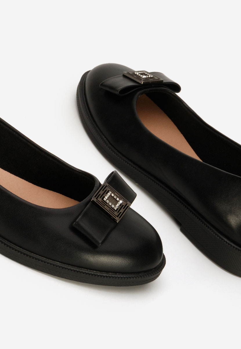 Černé dámské baleríny Sidiona