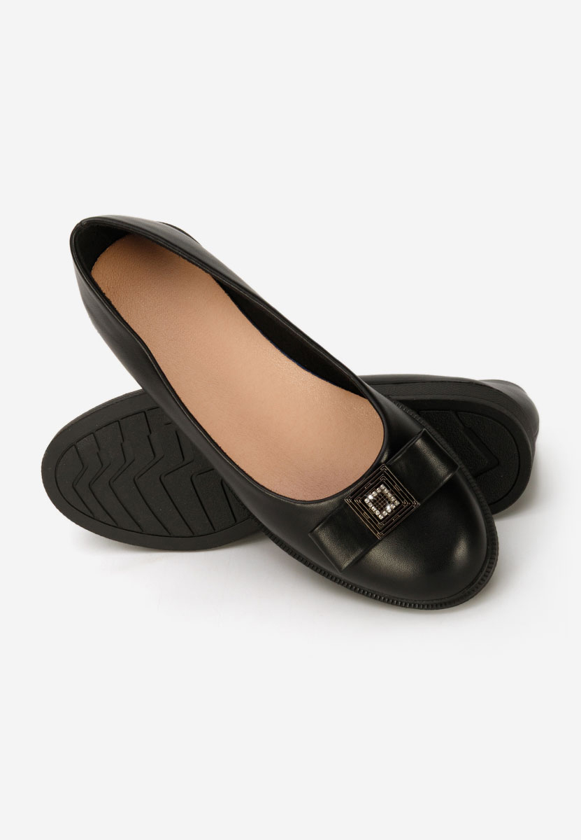 Černé dámské baleríny Sidiona