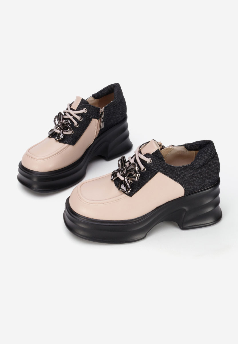 Béžové mokasíny dámské Manilla