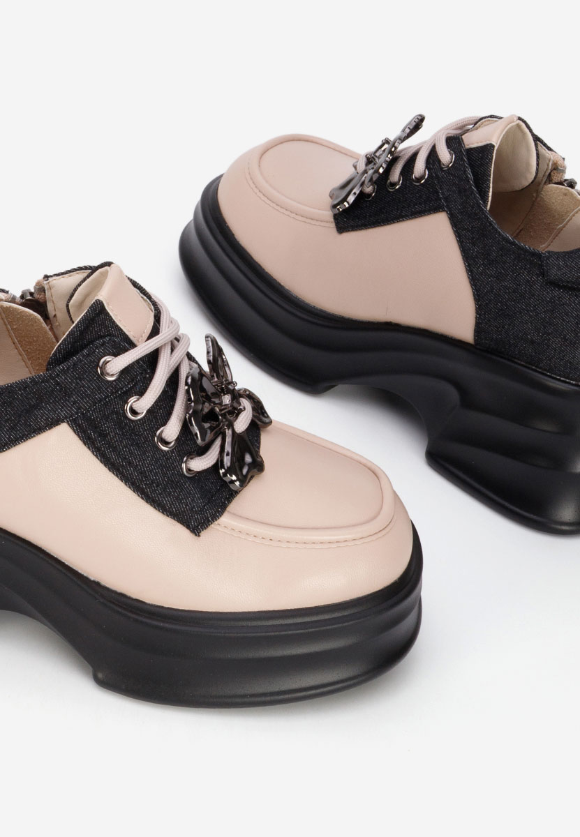 Béžové mokasíny dámské Manilla