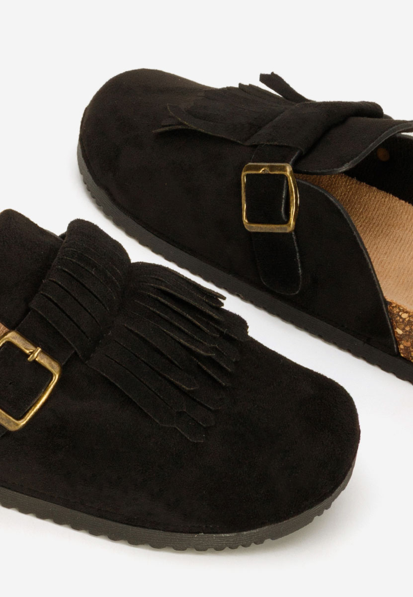 Černé dámské dřeváky Jimona