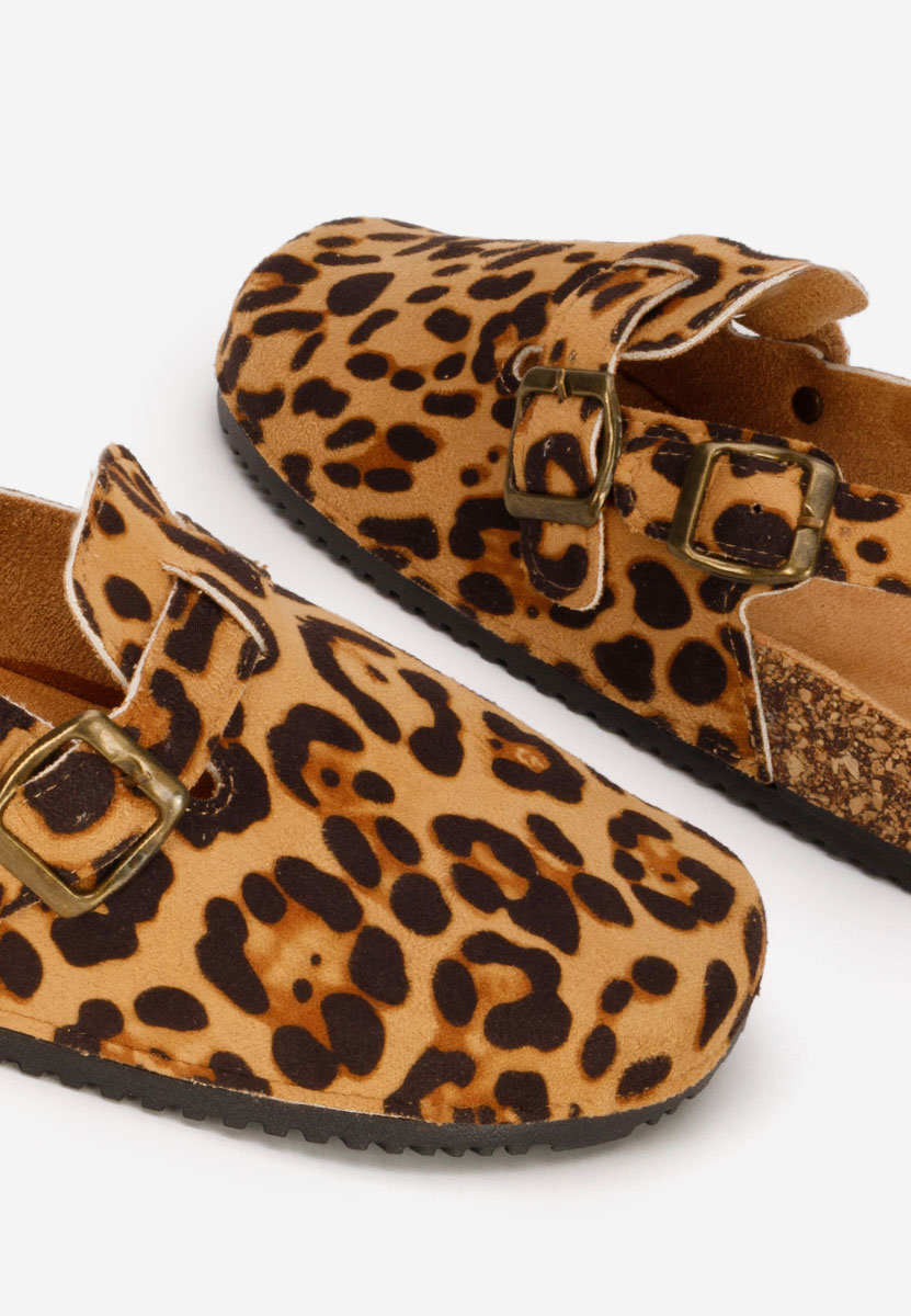 Leopardí dámské dřeváky Nedenia