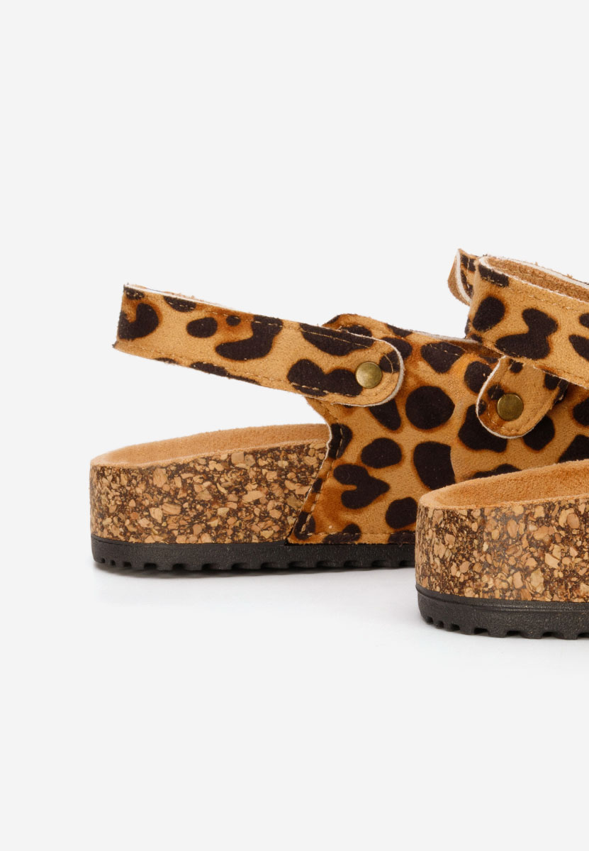 Leopardí dámské dřeváky Nedenia