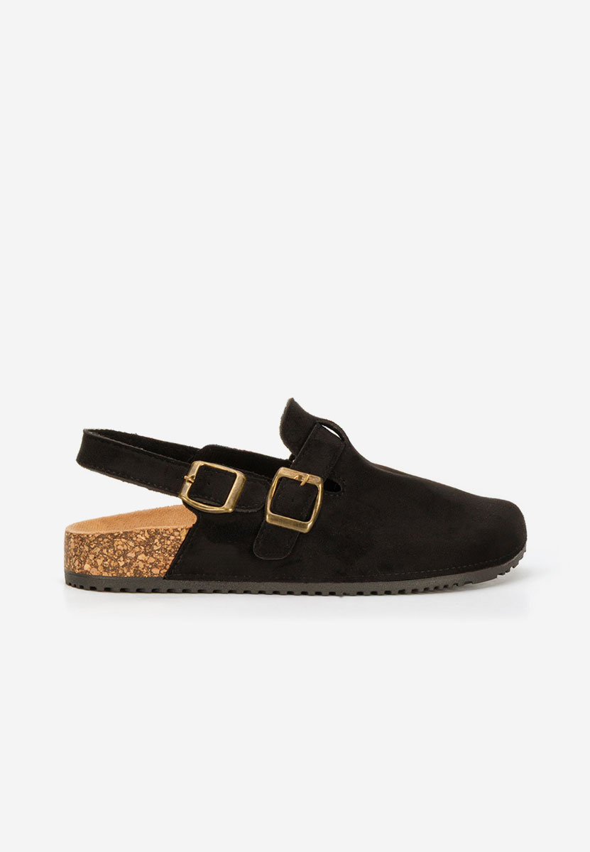 Černé dámské dřeváky Nedenia