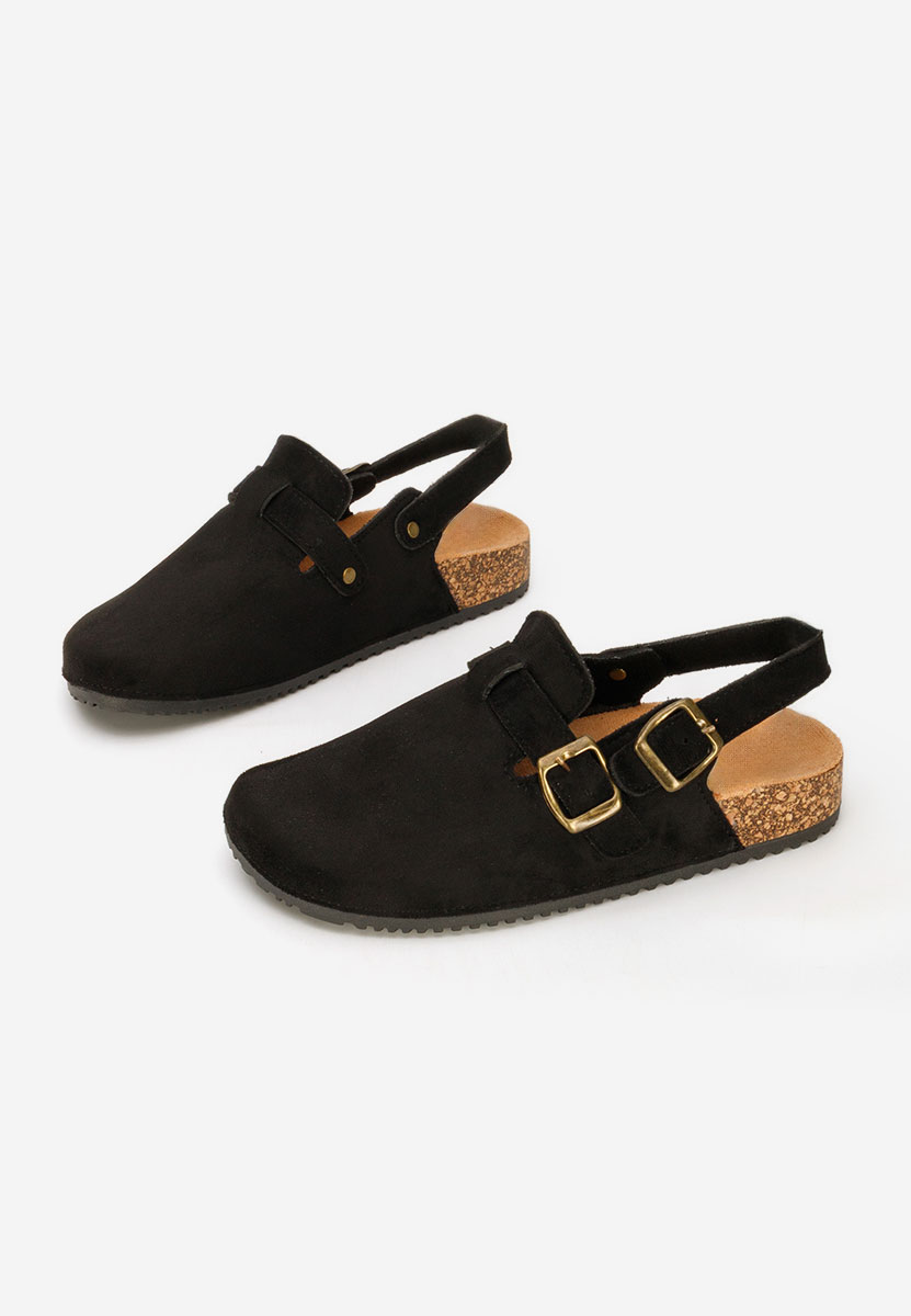 Černé dámské dřeváky Nedenia