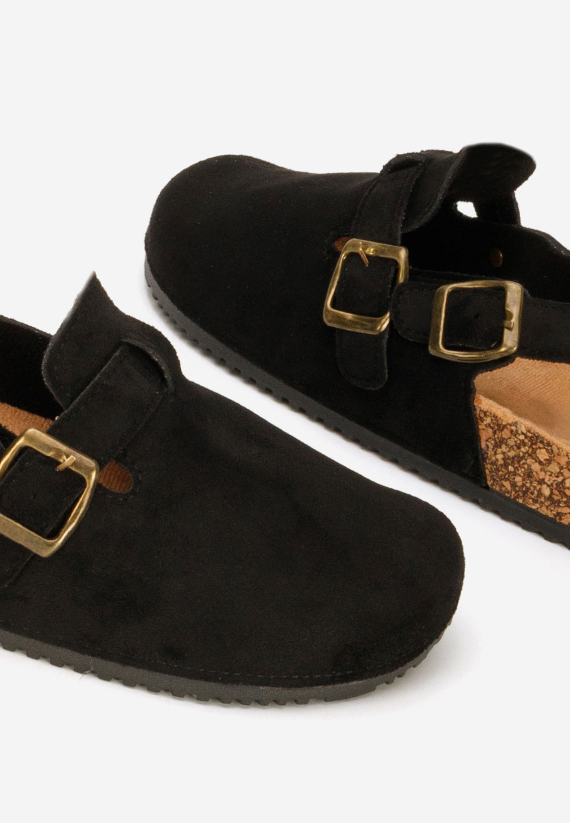 Černé dámské dřeváky Nedenia