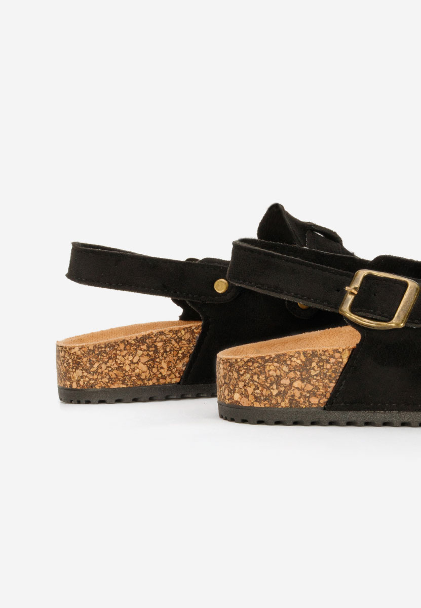 Černé dámské dřeváky Nedenia