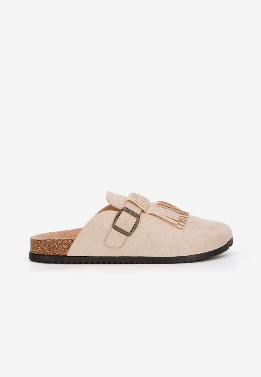 Béžové dámské dřeváky Jimona