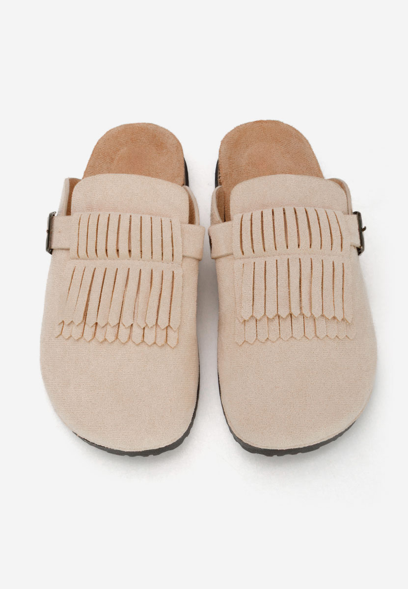 Béžové dámské dřeváky Jimona