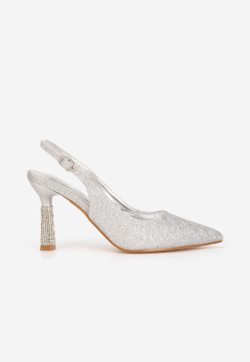 Stribrné elegantné lodičky Axellia