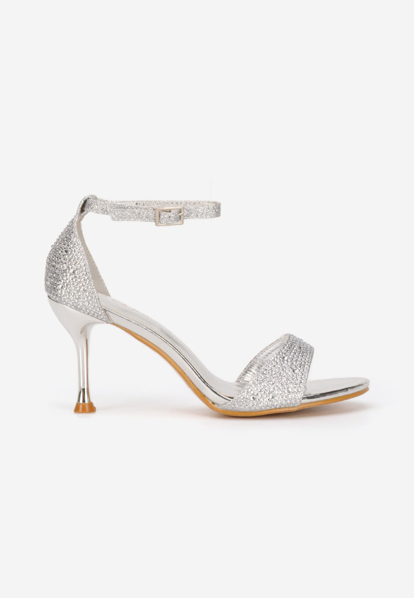 Stribrné dámské elegantní sandály Persiana