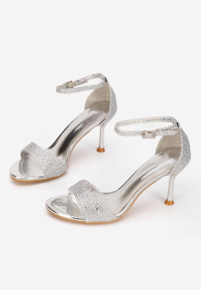 Stribrné dámské elegantní sandály Persiana