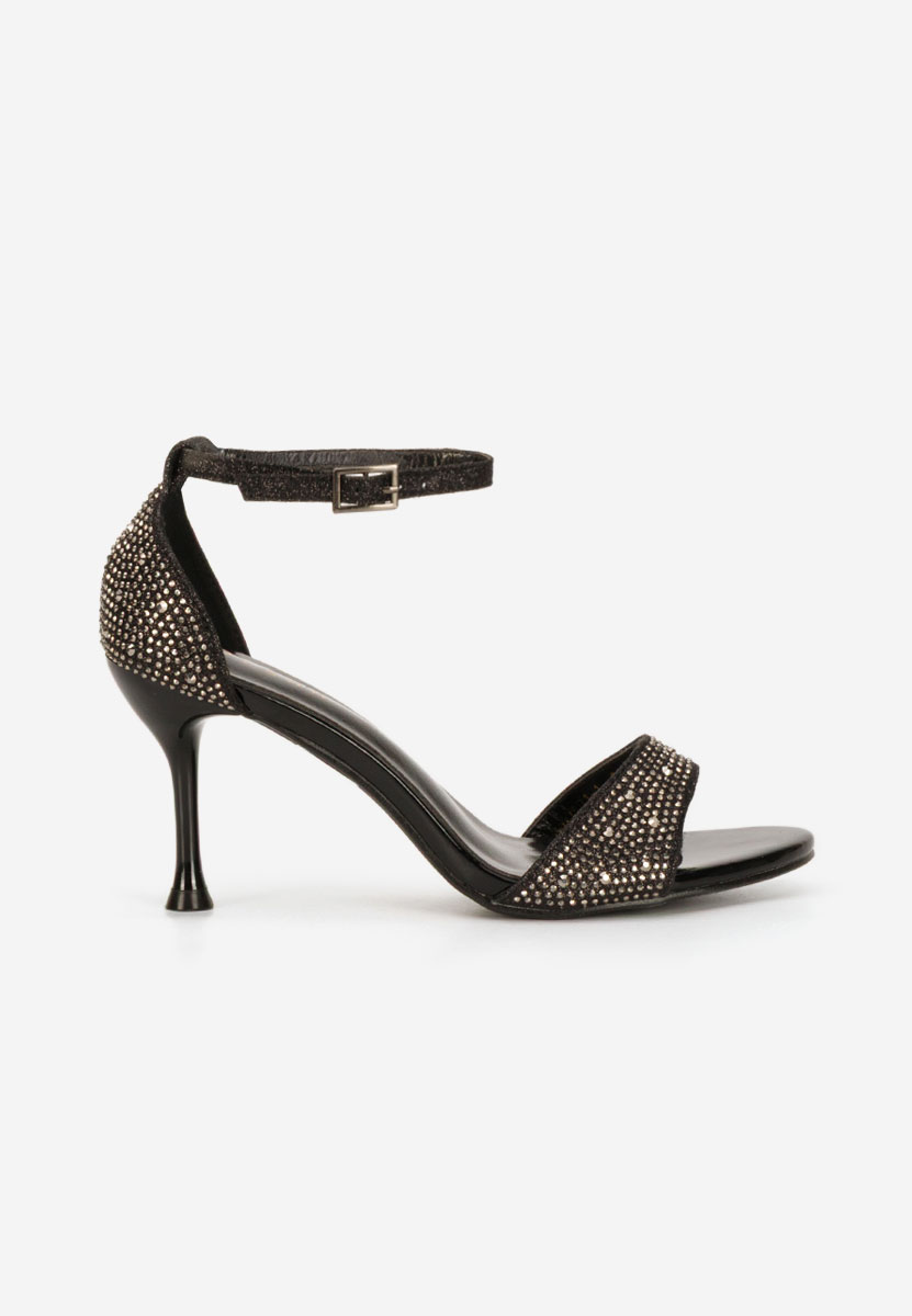 Černé dámské elegantní sandály Persiana