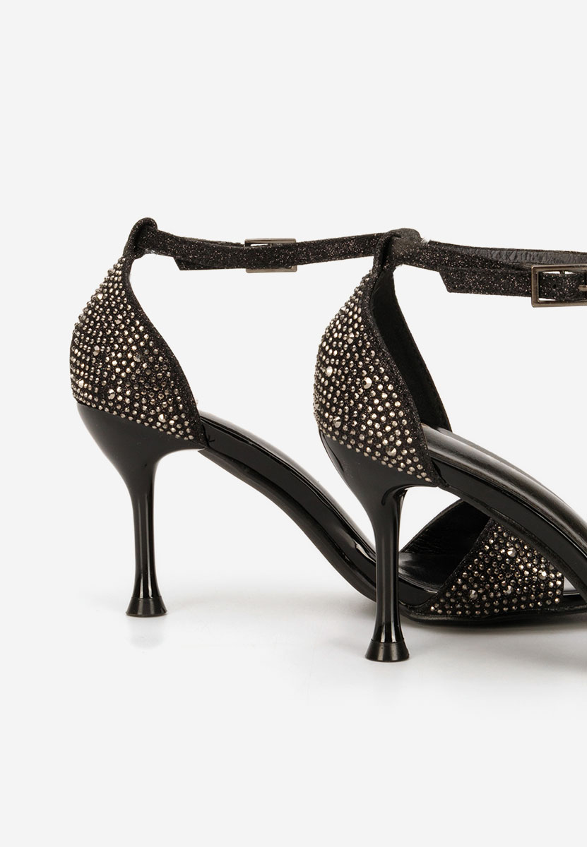 Černé dámské elegantní sandály Persiana