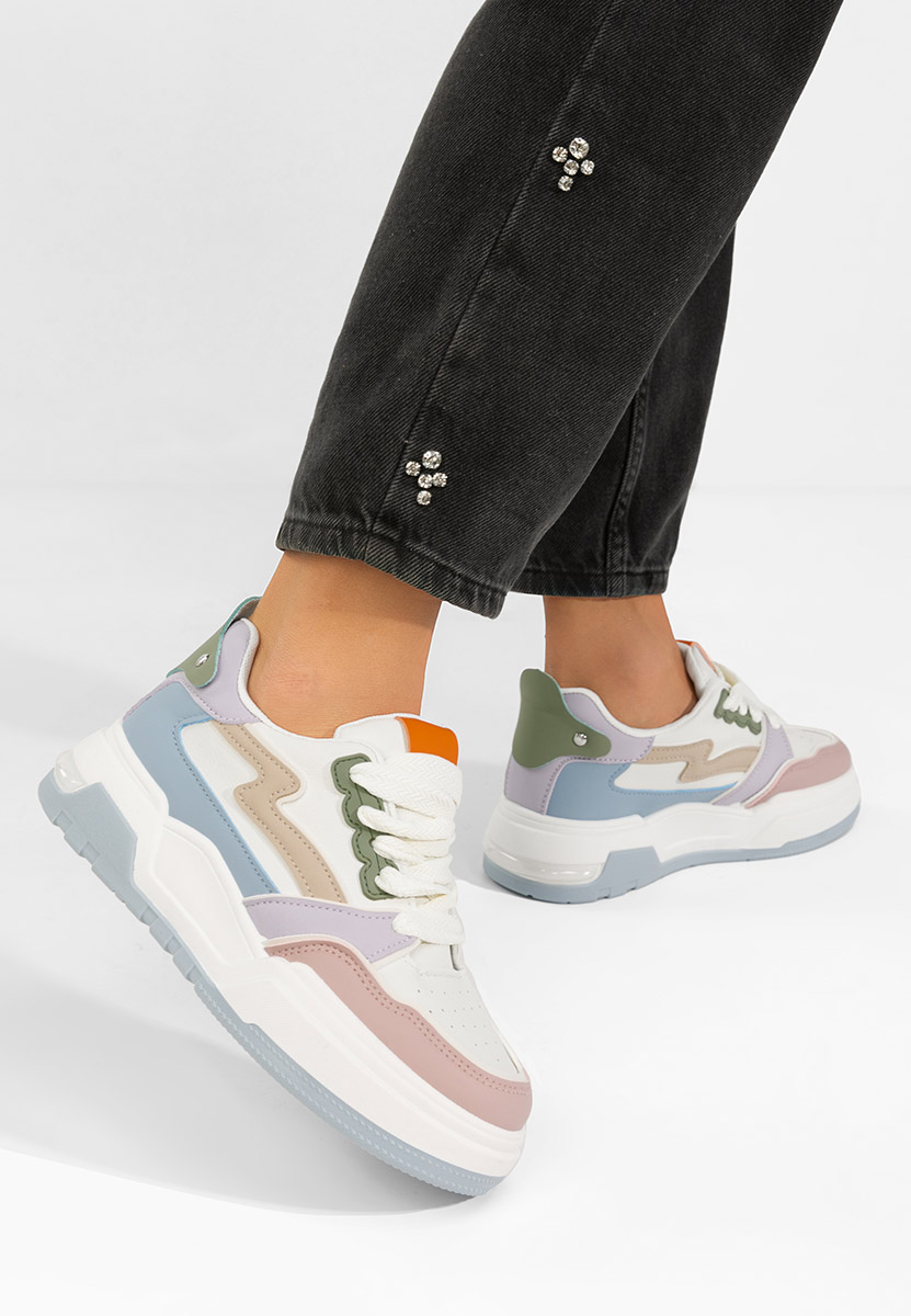 Viacfarebné dámské tenisky na platformě Atanasia V2