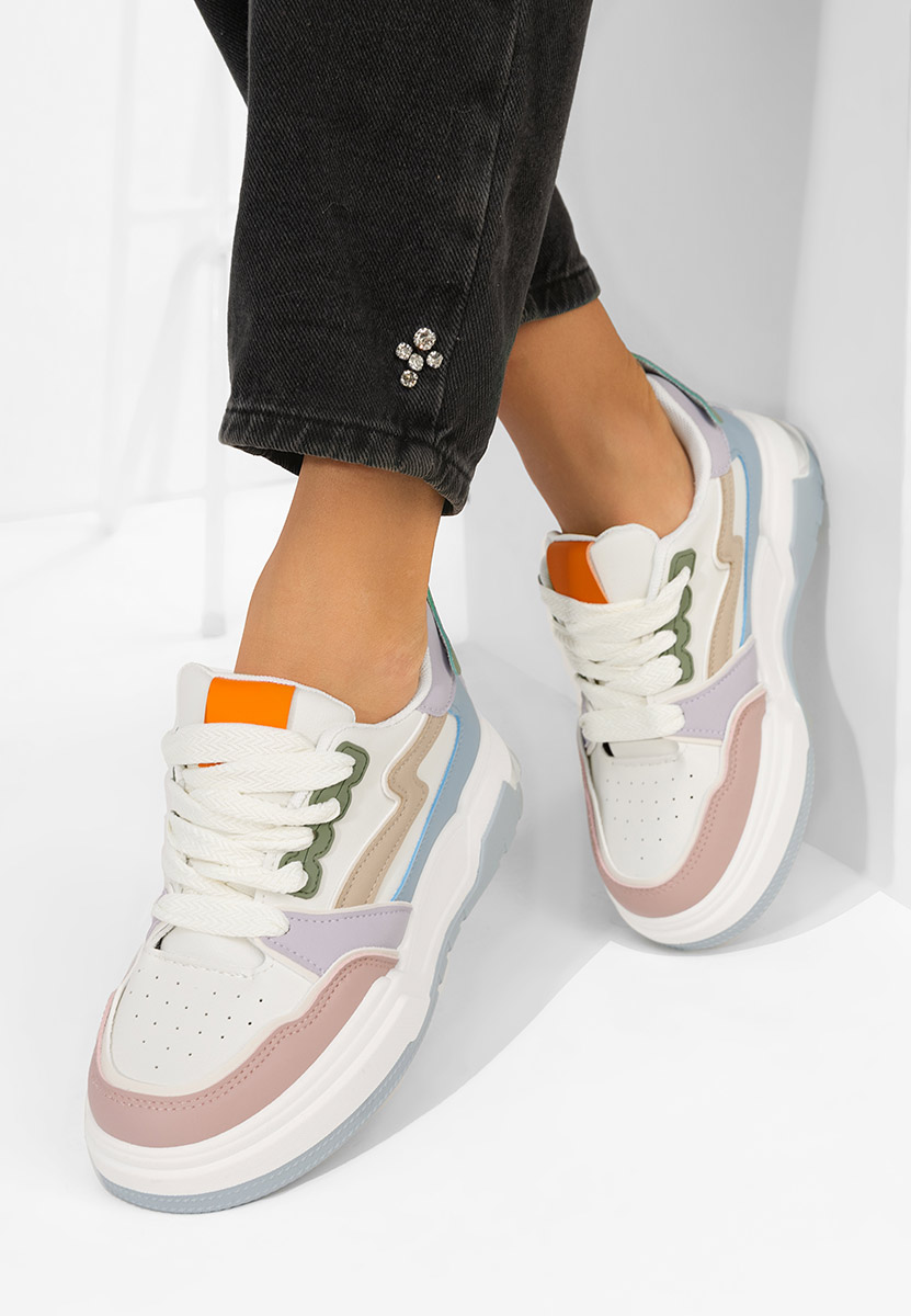 Viacfarebné dámské tenisky na platformě Atanasia V2