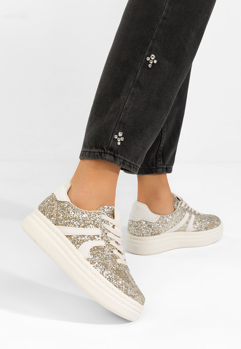 Zlaté dámské tenisky Zareena