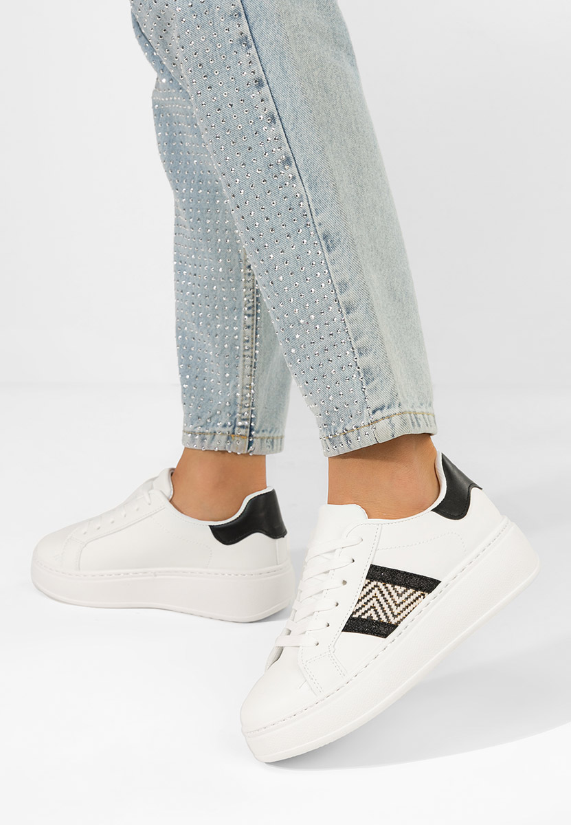 Bílé dámské tenisky na platformě Atenia V2