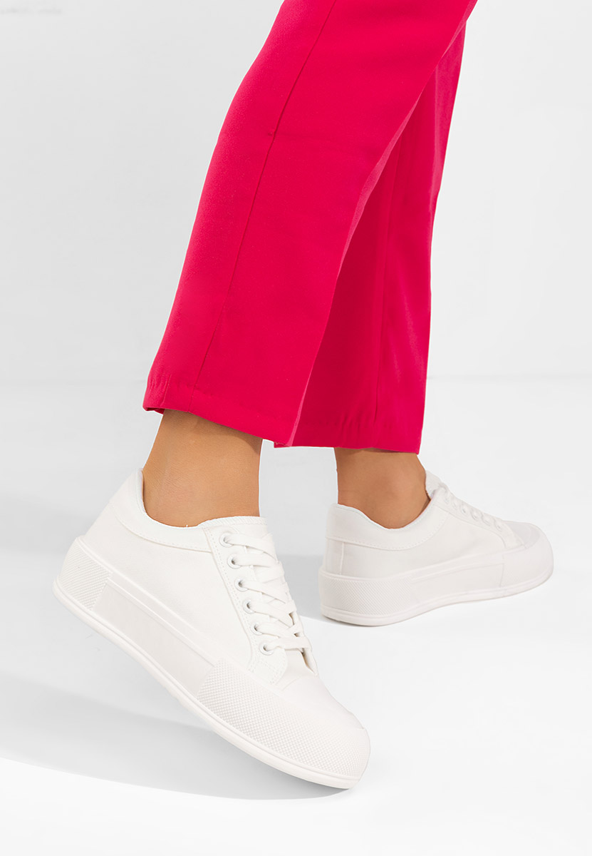 Bílé tenisky na platformě Antonea