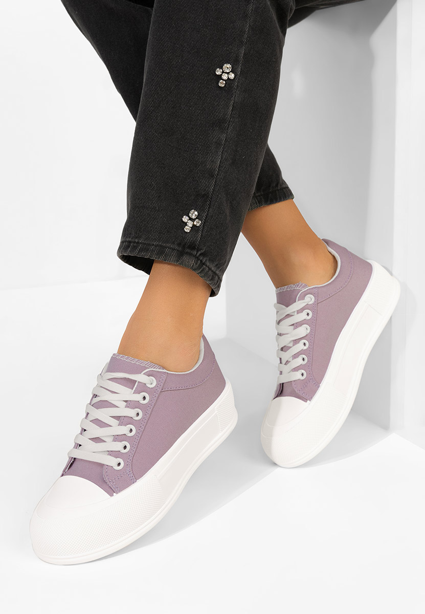 Fialové tenisky na platformě Antonea