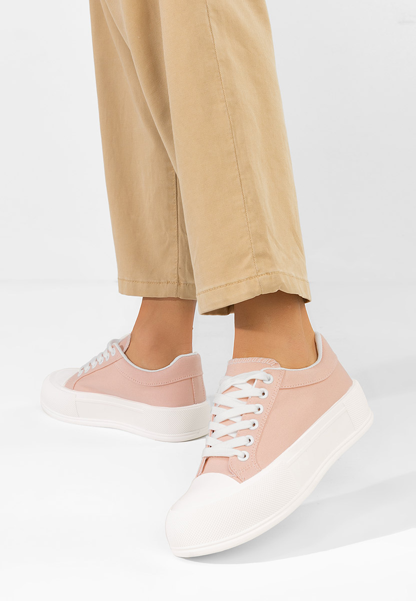 Ružové tenisky na platformě Antonea