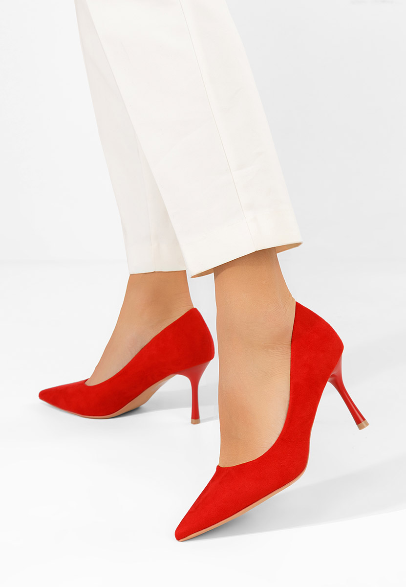 Červené lodičky do špičky Antoneia