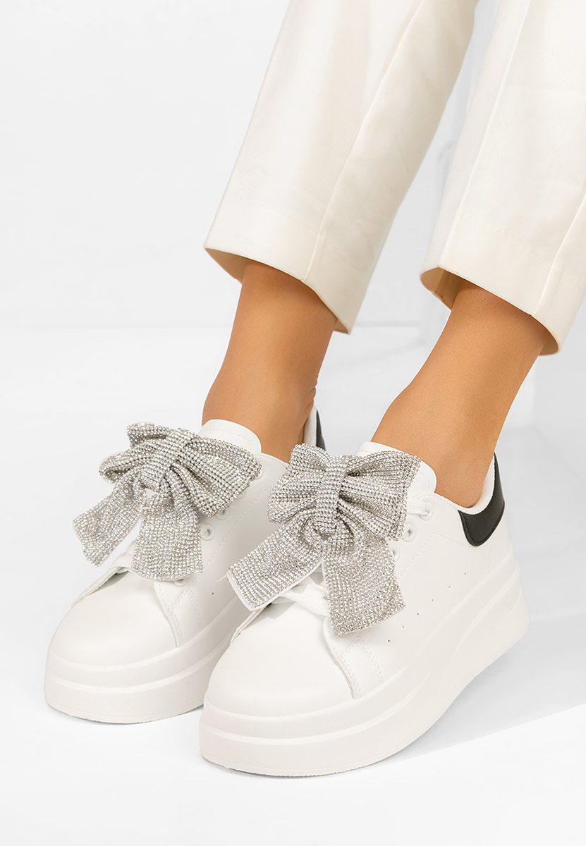 Bílé dámské tenisky na platformě Anitta V2