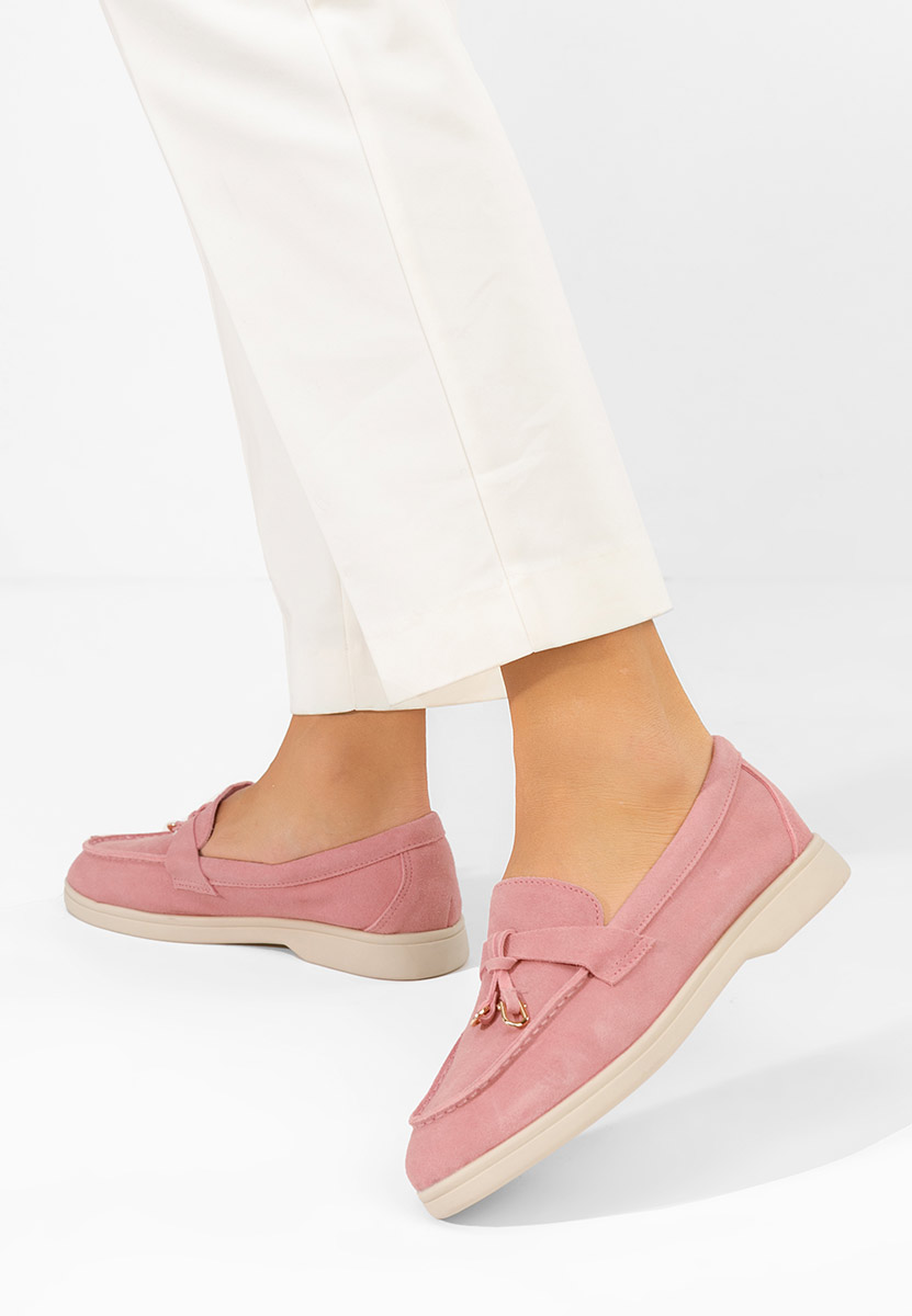 Ružové mokasíny dámské Ortansa