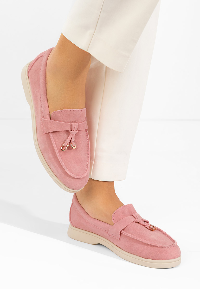 Ružové mokasíny dámské Ortansa
