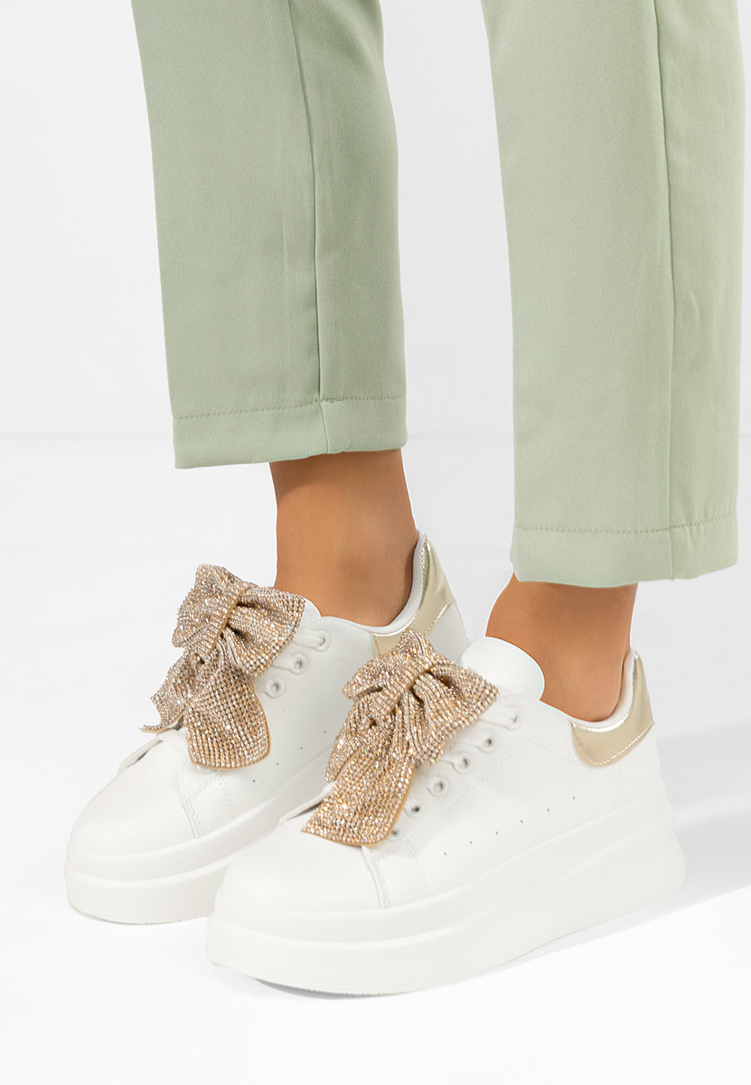 Zlaté dámské tenisky na platformě Anitta