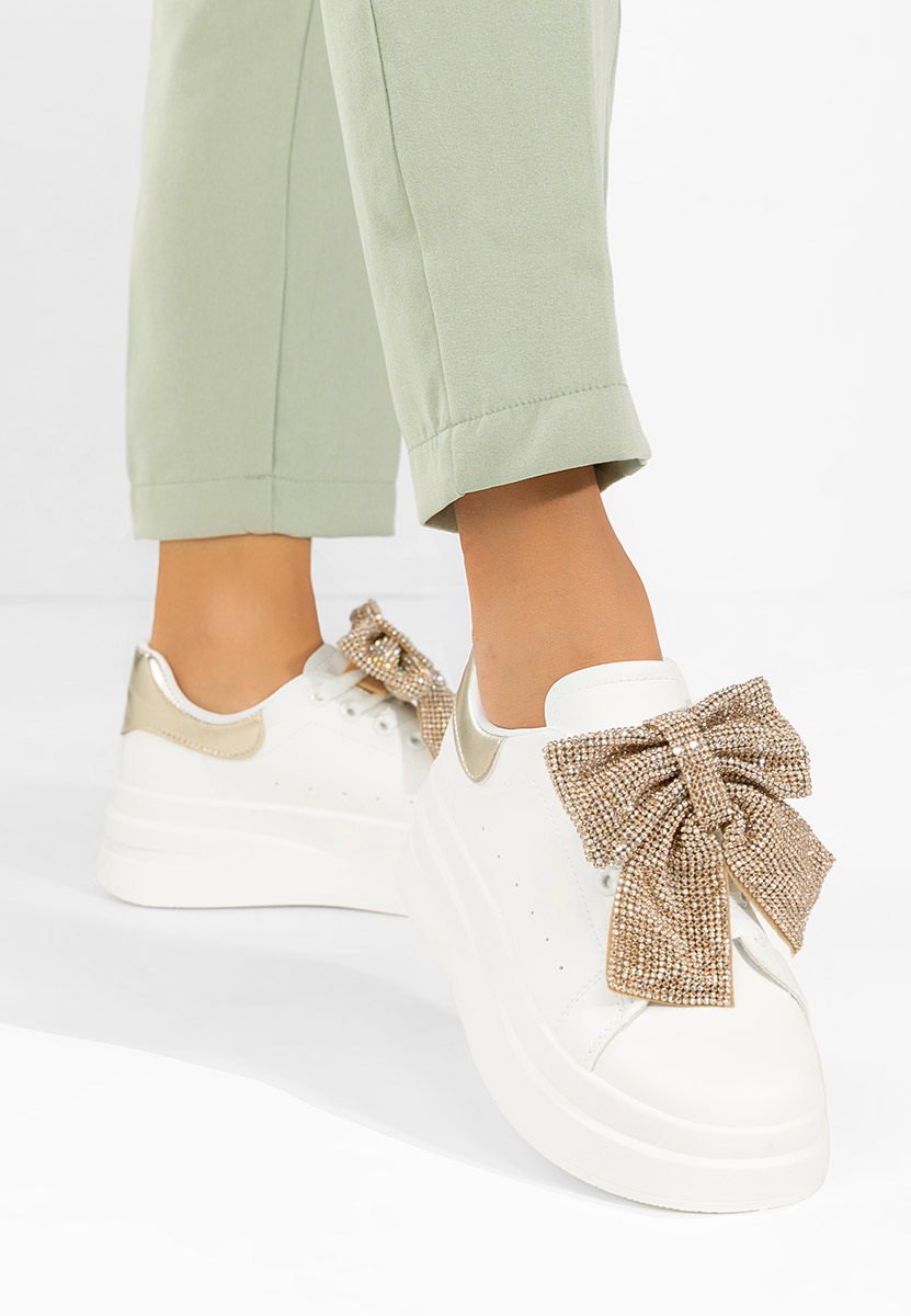 Zlaté dámské tenisky na platformě Anitta