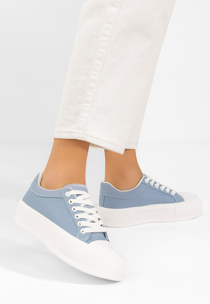 Denim tenisky na platformě Antonea