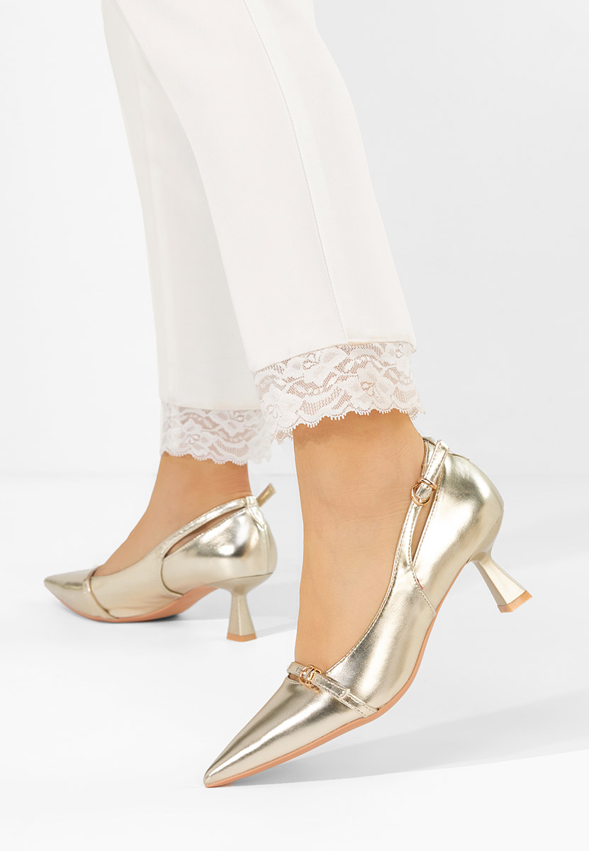 Zlaté lodičky do špičky Surie