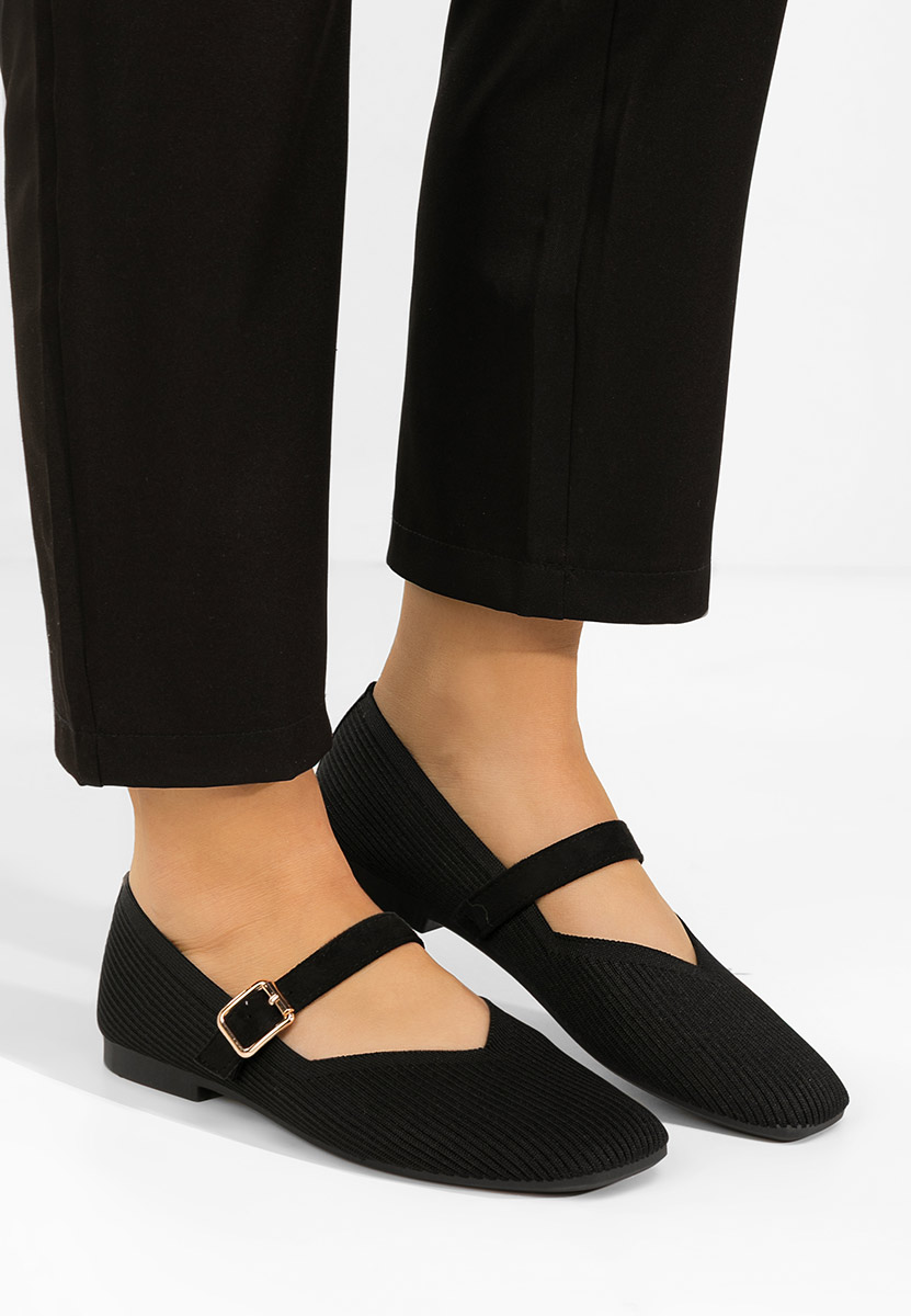 Černé dámské baleríny Gabriella