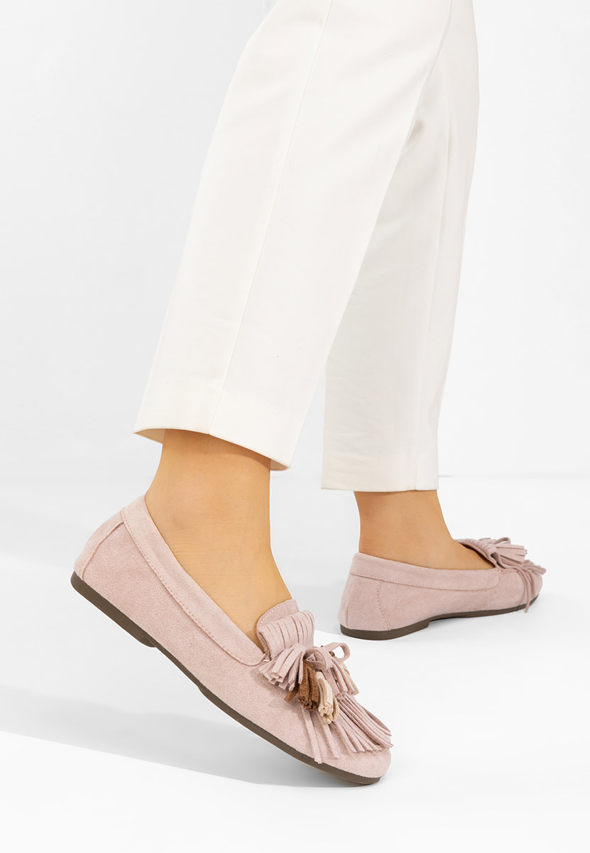 Ružové dámské mokasíny Sedania